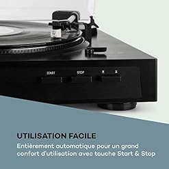 AUNA Fullmatic – Platine entièrement Automatique, 33 ou 45 TR/Min, 30 ou 17 cm Format Record, Port USB, Entrée AUX… - Les Beatles, Paul McCartney, John Lennon, RIngo Starr, George Harrison AUNA Fullmatic - Platine entièrement Automatique, 33 ou 45 TR/Min, 30 ou 17 cm Format Record, Port USB, Entrée AUX… – Image 2