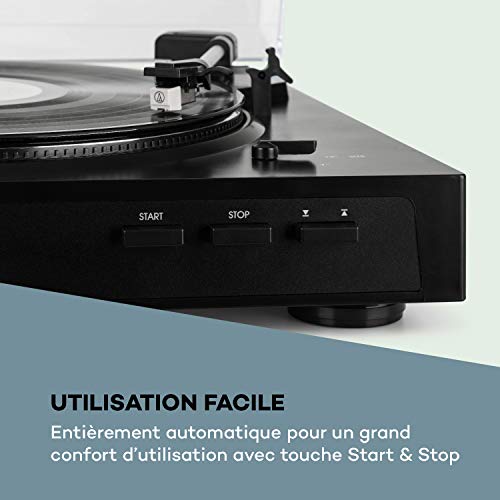 AUNA Fullmatic – Platine entièrement Automatique, 33 ou 45 TR/Min, 30 ou 17 cm Format Record, Port USB, Entrée AUX… - Les Beatles, Paul McCartney, John Lennon, RIngo Starr, George Harrison AUNA Fullmatic - Platine entièrement Automatique, 33 ou 45 TR/Min, 30 ou 17 cm Format Record, Port USB, Entrée AUX… – Image 3