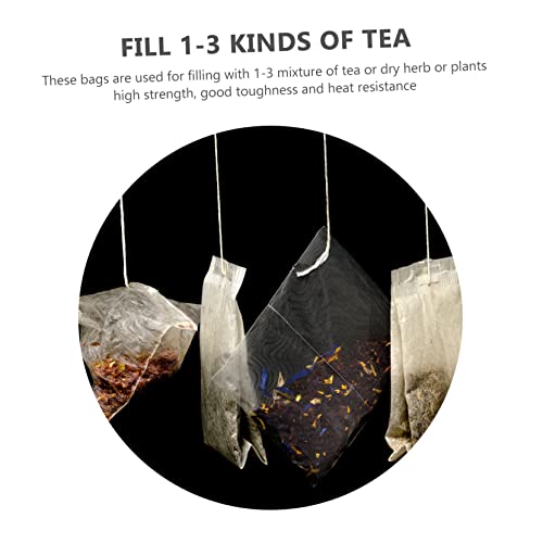 400 Unidades Saquinho De Chá Com Cordão Saco Coador De Queijo Filtros De Chá De Folhas Soltas Sacos