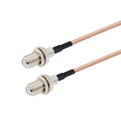 RG179 �P�[�u�� 75 �I�[�� F �I�X�v���O - F �I�X 90° ���p�v���O�P�[�u�� R*/F ���������s�O�e�[��(F Femal to F Femal,8M)