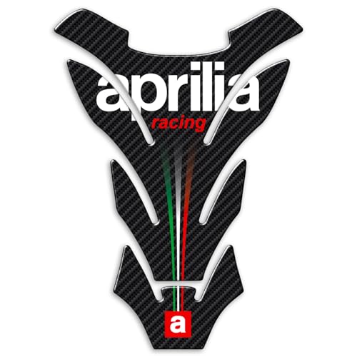 Tankpad Tankpad Aufkleber Harz 3D Tankschutz kompatibel mit Motorrad Aprilia (PA007)