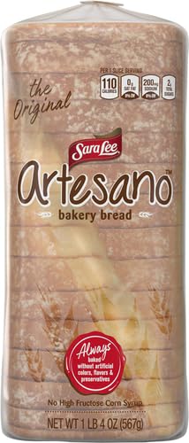 Sara Lee Artesano Original Artisan Bread 20 Oz Loaf of White Bread Without Artificial Preservatives — view 16