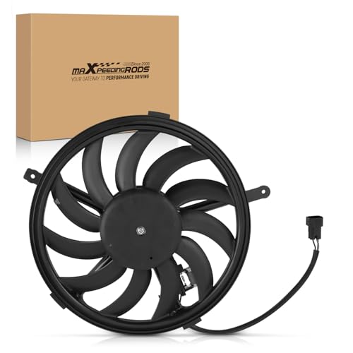 Image of maXpeedingrods 3 Pins Engine Radiator Cooling Fan Assembly for Mini Cooper S 2009-2011 Replacement 17422752632 622560 621508