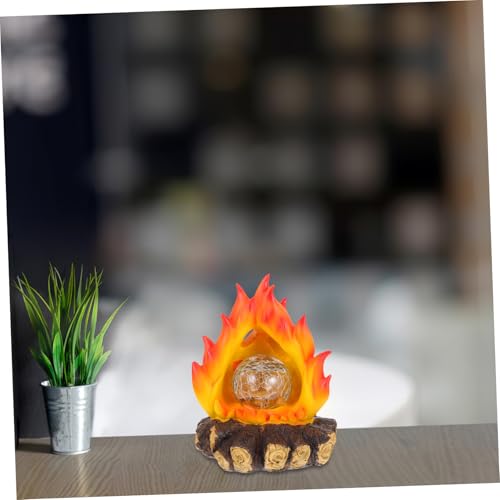 Ornement de feu de camp 3D sans danger pour déco extérieure