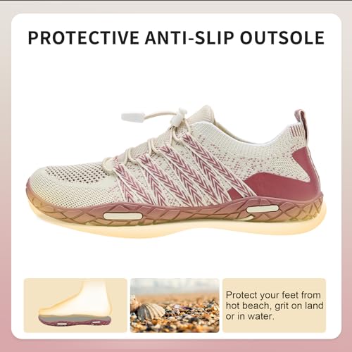 Zapatos acuáticos unisex IceUnicorn Rosa, ideales para tus sesiones de yoga, surf y barco 5