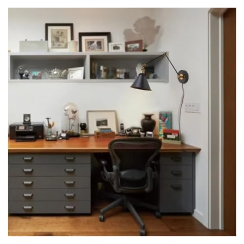 Aplique de pared ajustable E27 blanco de hierro minimalista para dormitorio 6