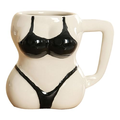 Genérico Bikini Coffee Cup   Body Art Tea | Desk Decor Drinking Cups, Funny Female Design, Sexy Mugs for Men Women
