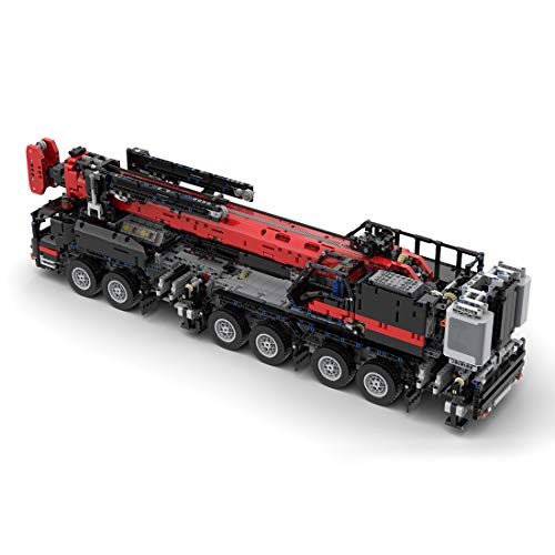 MAZOZ Technic Geländegängiger Kranwagen, 4325Teile 2.4G 1:26 Grove GMK6400 III Kran klemmbausteine Technik Kran… – Bild 6