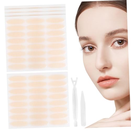 FOMIYES 240 Pcs Lace Eyelid Tape Instant Strips Double Eyelid Stickers Hooded Eye Lifters for Women