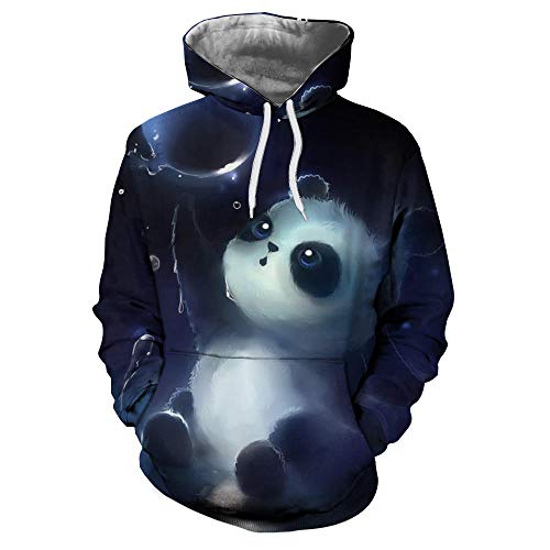 Sweat à capuche panda résistant pour enfant pull imprimé finis les vêtements tristes