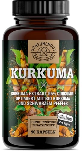 Stärkste Bio-Kurkuma-Kapseln -15800mg Curcuma MIT 95{2bcecf1c109836d54edd9e327fa2a1b56ead5c6e1a9d615c8d592afe93341413} Curcumin pro Kapsel- höchster Curcumin Gehalt (95{2bcecf1c109836d54edd9e327fa2a1b56ead5c6e1a9d615c8d592afe93341413}) I 40-fach bioverfügbar | Curcuma Kapseln hochdosiert DE SCHEUNENGUT® Stärkste Bio-Kurkuma-Kapseln -15800mg Curcuma MIT 95{2bcecf1c109836d54edd9e327fa2a1b56ead5c6e1a9d615c8d592afe93341413} Curcumin pro Kapsel- höchster Curcumin Gehalt (95{2bcecf1c109836d54edd9e327fa2a1b56ead5c6e1a9d615c8d592afe93341413}) I 40-fach bioverfügbar | Curcuma Kapseln hochdosiert DE SCHEUNENGUT®
