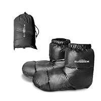 Leepesx Outdoors Camping Slippers Warm Socks for Sleeping Bag Indoors Warm Boots Men Women Winter Duck Down Booties Slipper Boots