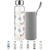 SIN BPA Y TOXINAS: Sin plásticos nocivos, olores químicos o toxinas. Nuestras botellas de vidrio son sin plomo, sin BPA, sin BPS, sin ftalatos y sin cadmio.