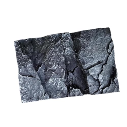【Realistico】: presenta un vivido sfondo roccioso 3D che crea un paesaggio acquatico realistico e immersivo, valorizzando il tuo acquario con scenari