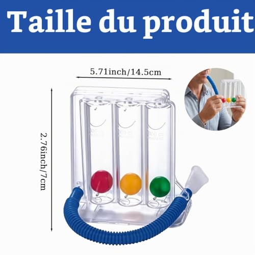Entraîneur Respiratoire Profond, Système de Mesure de la Respiration – vue 2