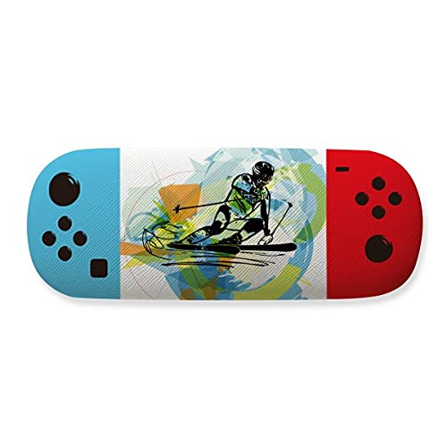 Étui de rangement pour lunettes de ski contre les rayures aquarelle