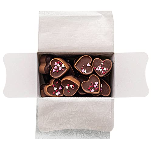 Martin's Chocolatier Schokoladen-Ballon, 200 g, bestreute Herzen, handgefertigte Schokoladen-Geschenkbox – Bild 5