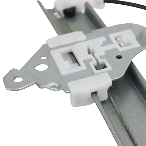 Image of TRQ Rear Driver Side Power Window Motor and Regulator Assembly Power Compatible with 2007-2012 Nissan Altima 2009-2014 Maxima Without Auto Down Feature
