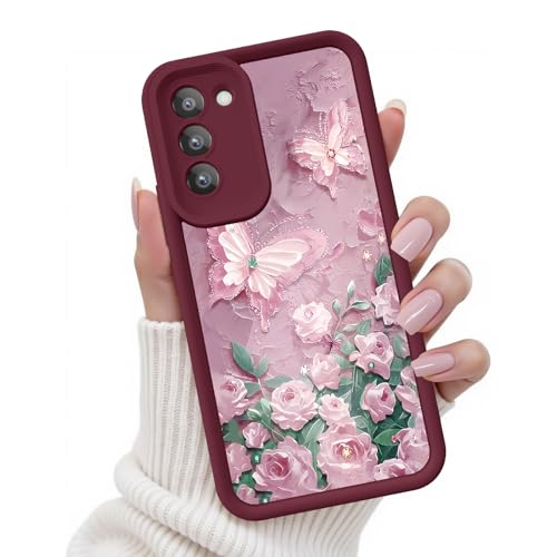 Coque Samsung S22 5G papillon rose pour style féminin au quotidien