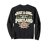 Portland Fire Just A Girl Who Loves Portland Oregon Girl Sweatshirt