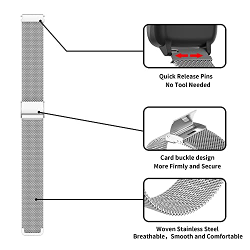 SenMore ID205L Strap, Beautiful Metal Strap Compatible with ID 205/ 205L/ ID215G - Image 4