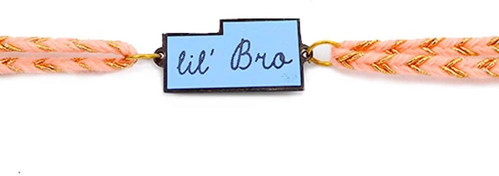 Awestuffs Creative Metal Rakhi Moli Threads Rakhshabandhan Gifts For Brother (Little Bro)