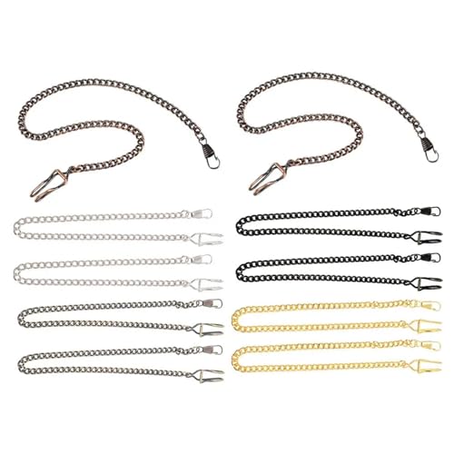 20Pcs Vintage Watch Chain Alloy Pendant for Pocket Vest Jeans DIY Jewelry