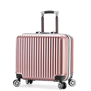 Beauty tools Bagage Uitbreidbare Koffer 18” ABS+PC Materiaal High Ela Universele   Wielvergrendeling Zakelijke Boarding Handtas 42X28x45cm, Rose Goud