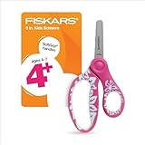 SCHOOL SUPPLIES FOR KIDS 4+: Fiskars SoftGrip Blunt-tip Kids Scissors for safe cutting through all kinds of classroom materials; Ideal for kids ages 4 and up; #1 teacher-recommended brand PRECISION ART SUPPLIES FOR KIDS: Equipped with stainless steel...
