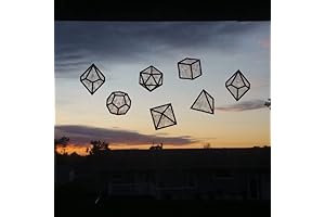 Dungeons and Dragons Polyhedral Dice Window Clings