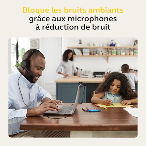 Jabra Evolve2 50 MS Mono Micro casque sur oreille filaire Suppresseur de bruit actif USB C certifié Zoom Certifié pour Microsoft Teams Cisco Webex Certified Certifié... - vue 7