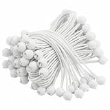 QWORK® 50 Piezas tensores Elasticos con Bola, artículos para el hogar