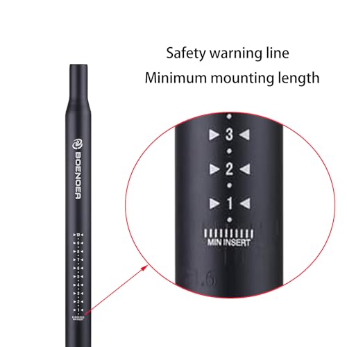 Boenoea BIKE SEAT TUBE-27.2 Seatpost, Bicycle Seat Post 25.4 27.2 28.6 30.4 30.9 31.6 400Mm Length Aluminum Alloy Bicycle Seat Tube thumb #2