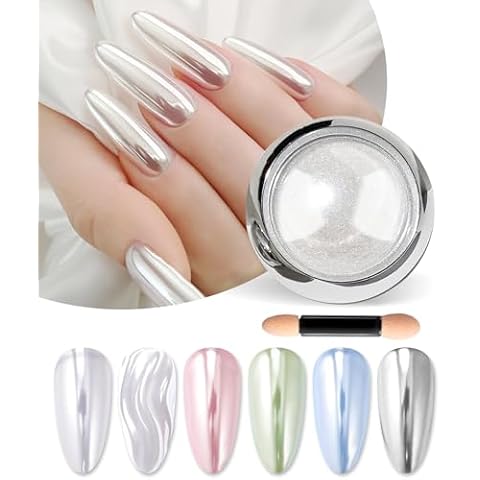 BISHENGYF Super Mirror Chrome Nail Powder Cover