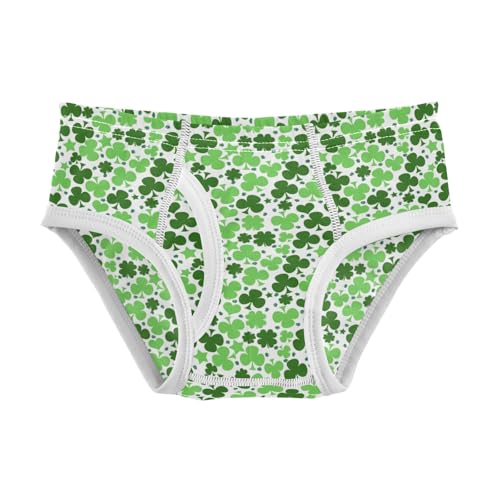 Boys' Exclusive Briefs Toddler Underwear 95% Combed Cotton Boxerbriefs 2T Large Patrick Clover Pattern 11