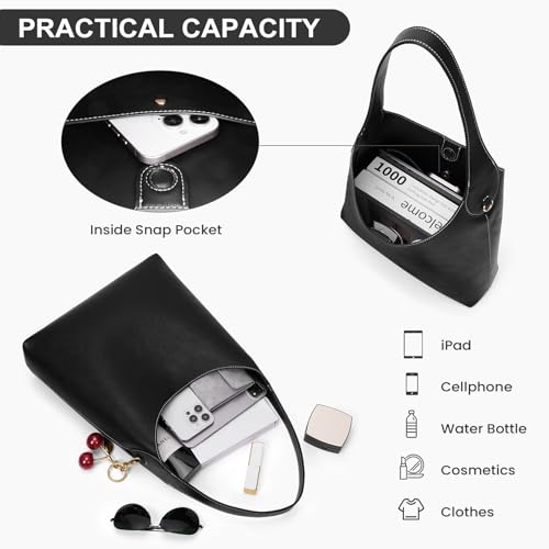 Bolso Tote vegano de gamuza sintética para mujer miniatura 5