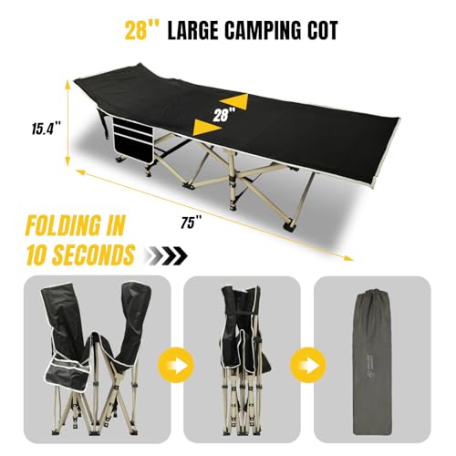 YELLOW JACKET 600LBS Camping Cot