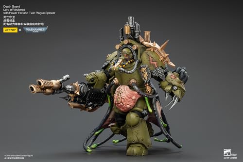Image of JOYTOY Warhammer 40k Death Guard Lord of Virulence 1 /18 Action Figure