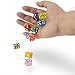 100-Pack of Bulk Six Sided Dice - Standard 16mm Size - Great for Board Games, Casino Games & Tabletop RPGs - Rainbow