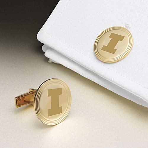 University of Illinois 18K Gold Cufflinks