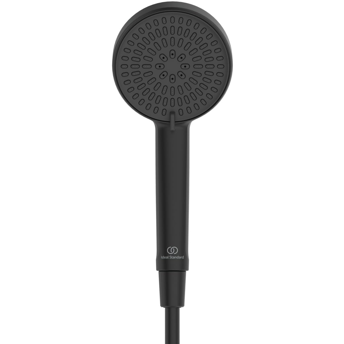 Ideal Standard Idealrain Juego de ducha de 644 mm, ducha BD580XG – Negro | Ducha de mano de 2 funciones, boquillas EasyClean , soporte de ducha ajustable, soporte de pared regulable en altura, BE413XG