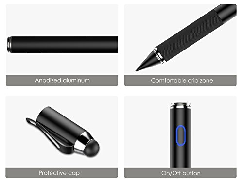 Moko Penna Capacitiva Attiva 2 in 1, Punta Attiva