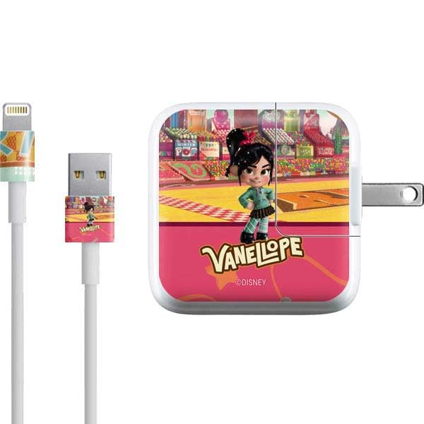 Skinit Decal Other Skin Compatible with iPad Charger (10W USB) - Officially Licensed Disney Wreck-it Ralph Vanellope Sugar Rush Design