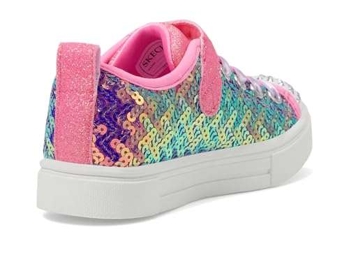 Baskets Twinkle Sparks Skechers rose multi pour petite fille