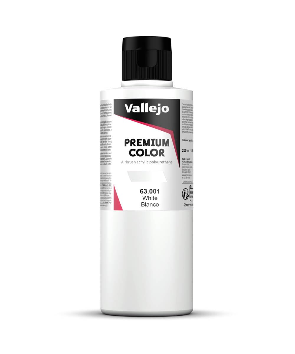 Vallejo 63.001 - White, Matte, 200 Ml - New