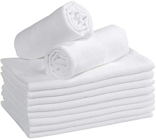 Extra Large Muslin 70x70 Baby Muslin Squares | 100% Cotton Muslin Cloths for Baby | Soft Muslin Wash Cloths, Muslin Swaddle Blanket | Baby Essentials for Newborn (Blue, Pack of 12)
