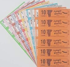 1500 10 PAGE GAMES JUMBO BINGO TICKETS 6 TO VIEW JUMBO BINGO BOOKS