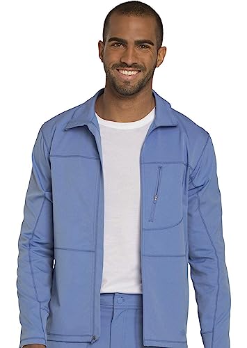Amazon.com: Dickies Dynamix Men Warm Up Scrubs Jacket Zip Front