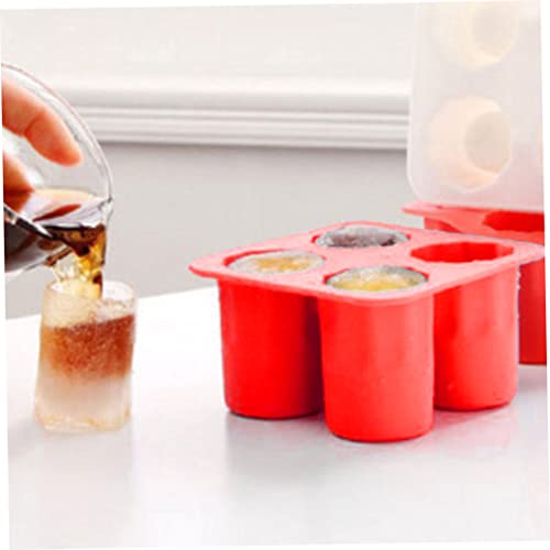 Molde para cubitos de hielo de silicona con forma de copa de vino miniatura 3