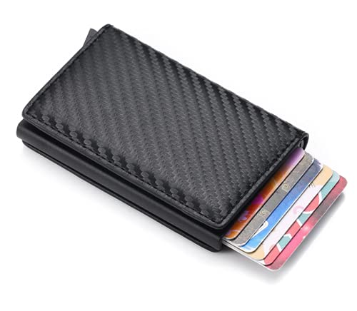 Carteira Slim Metal Tatical Prata e Preto (PRETO)